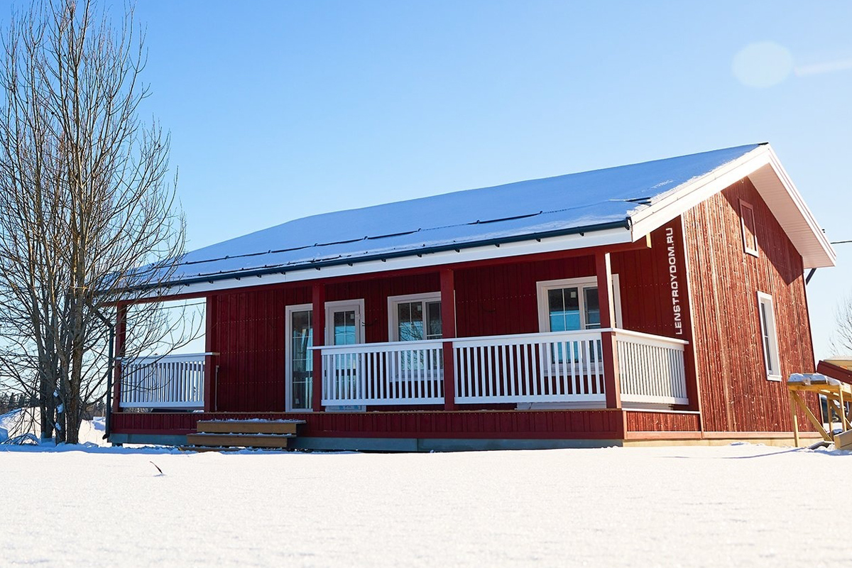 Проект каркасного дома 10х10 м